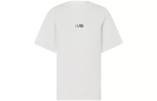 Футболка Mm6 Maison Margiela с логотипом, белый