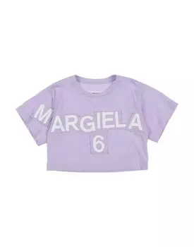 Футболка Mm6 Maison Margiela, светло-фиолетовый