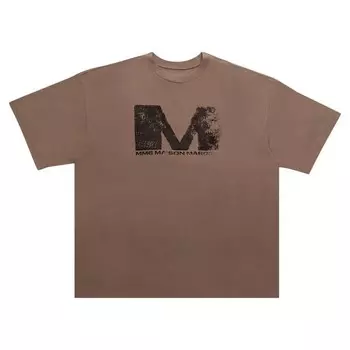Футболка MM6 Maison Margiela T-Shirt Light Brown, коричневый