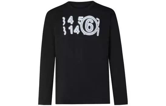 Футболка MM6 Maison Margiela унисекс, Черный
