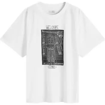 Футболка Mm6 Maison Margiela Welcome T-Shirt, белый