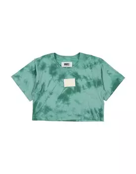 Футболка Mm6 Maison Margiela, зеленый