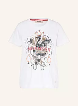 Футболка mmhallin с пайетками Mos Mosh, белый