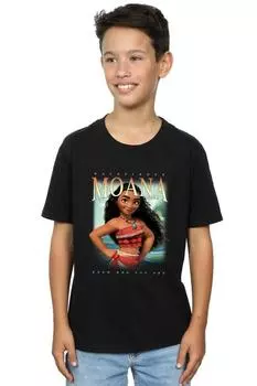 Футболка «Моана Монтаж» Disney, черный