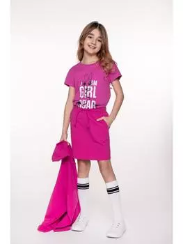 Футболка MOKIDA, цвет fuchsie