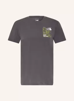 Футболка молния THE NORTH FACE, темно-серый
