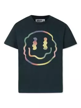 Футболка Molo из органического хлопка с графическим принтом, зеленый