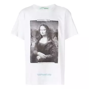 Футболка monalisa short sleeve mens mona lisa Off-White, белый