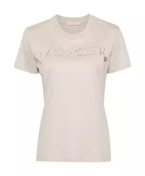 Футболка Moncler, бежевый