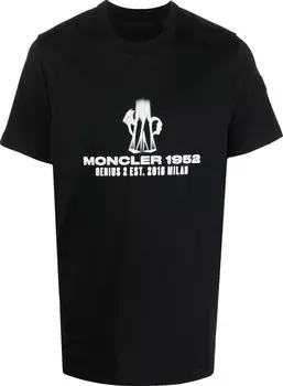 Футболка Moncler Genius Short-Sleeve T-Shirt 'Black', черный