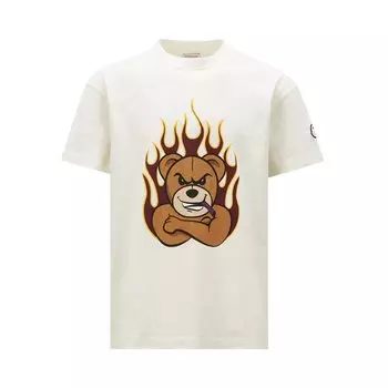 Футболка Moncler Genius Short-Sleeve T-Shirt 'White', белый