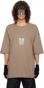 Футболка Moncler + Grey из органического хлопка Rick Owens, Dust