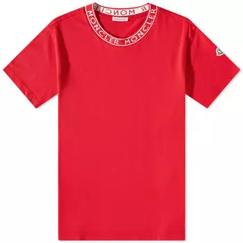 Футболка Moncler Logo Ribbed Tee