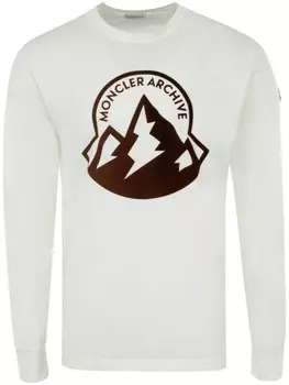 Футболка Moncler LS, белый