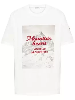 Футболка Moncler Mountain, белый