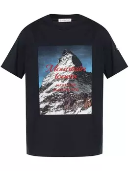 Футболка Moncler Mountain, синий
