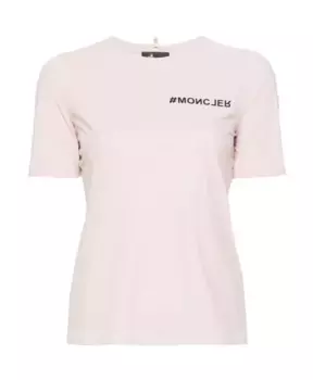 Футболка Moncler, розовый