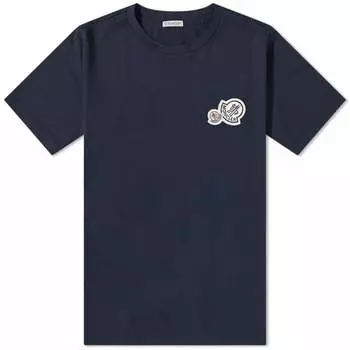 Футболка Moncler с двойным значком