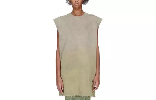 Футболка Moncler X унисекс желтая Rick Owens, желтый