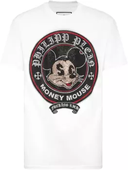 Футболка Money Mouse Philipp Plein, белый