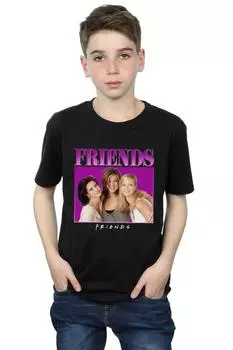Футболка Monica Rachel Phoebe Homage Friends, черный