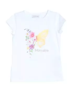 Футболка Monnalisa, белый