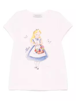 Футболка Monnalisa x Disney Alice, розовый