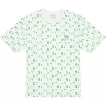 Футболка MONOGRAM Reading Collection унисекс, цвет белый Mlb, кремовый