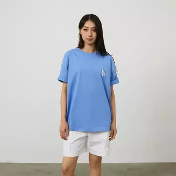 Футболка MONOGRAM Reading Collection унисекс синяя Mlb, синий