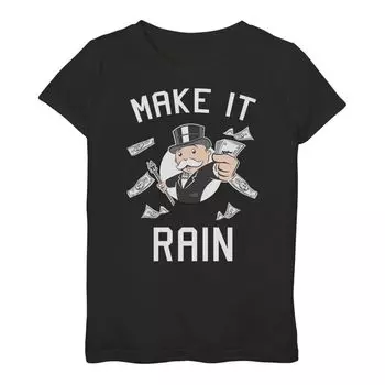 Футболка «Монополия Make It Rain» для девочек 7–16 лет Licensed Character