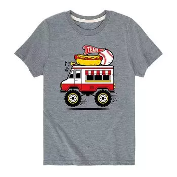 Футболка Monster Hot Dog Truck для мальчиков 8–20 лет Licensed Character