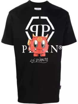 Футболка Monster с логотипом Philipp Plein, черный