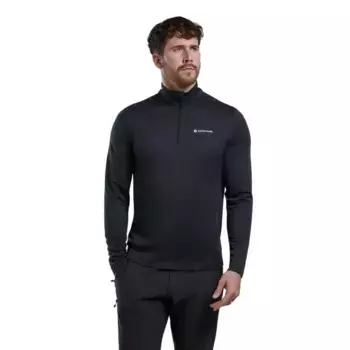 Футболка Montane Dart Half Zip long sleeve, черный