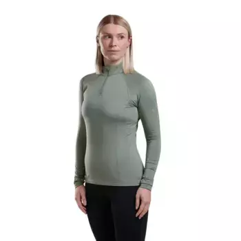 Футболка Montane Dart XT Half Zip long sleeve, зеленый