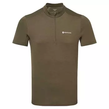 Футболка Montane Dart Zip, зеленый