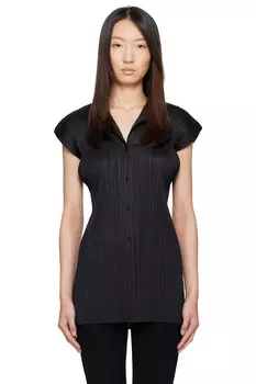 Футболка Monthly colors may Pleats Please Issey Miyake, черный