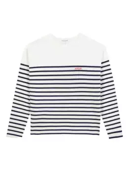 Футболка Montpar в полоску Maison Labiche, белый