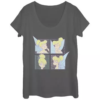 Футболка Moody Boxs Disney's Tinker Bell Juniors с круглым вырезом Licensed Character