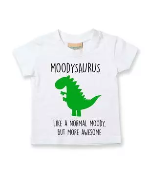 Футболка Moody с динозавром 60 SECOND MAKEOVER, белый