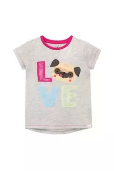 Футболка «Мопс с любовью» Harry Bear, серый