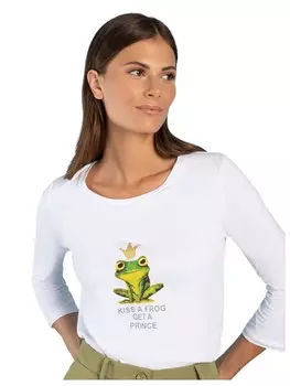 Футболка More & More Froschshirt, белый