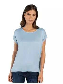 Футболка More & More Kurzarmshirt, голубой