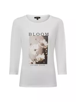 Футболка More & More Langarmshirt, белый