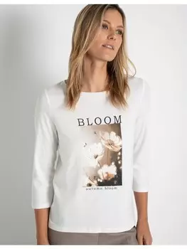 Футболка More & More Printshirt, экрю