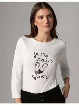 Футболка More & More Printshirt, экрю