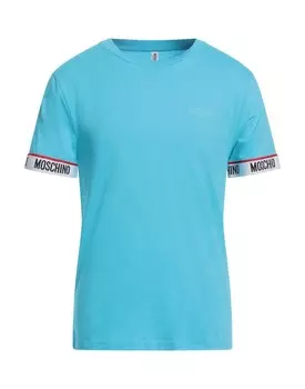 Футболка Moschino, бирюзовый
