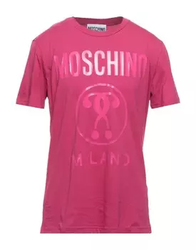 Футболка Moschino, фуксия