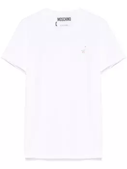 Футболка Moschino из хлопка, белый