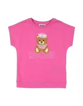 Футболка Moschino Kid, фуксия