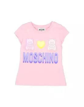 Футболка Moschino Kid, розовый